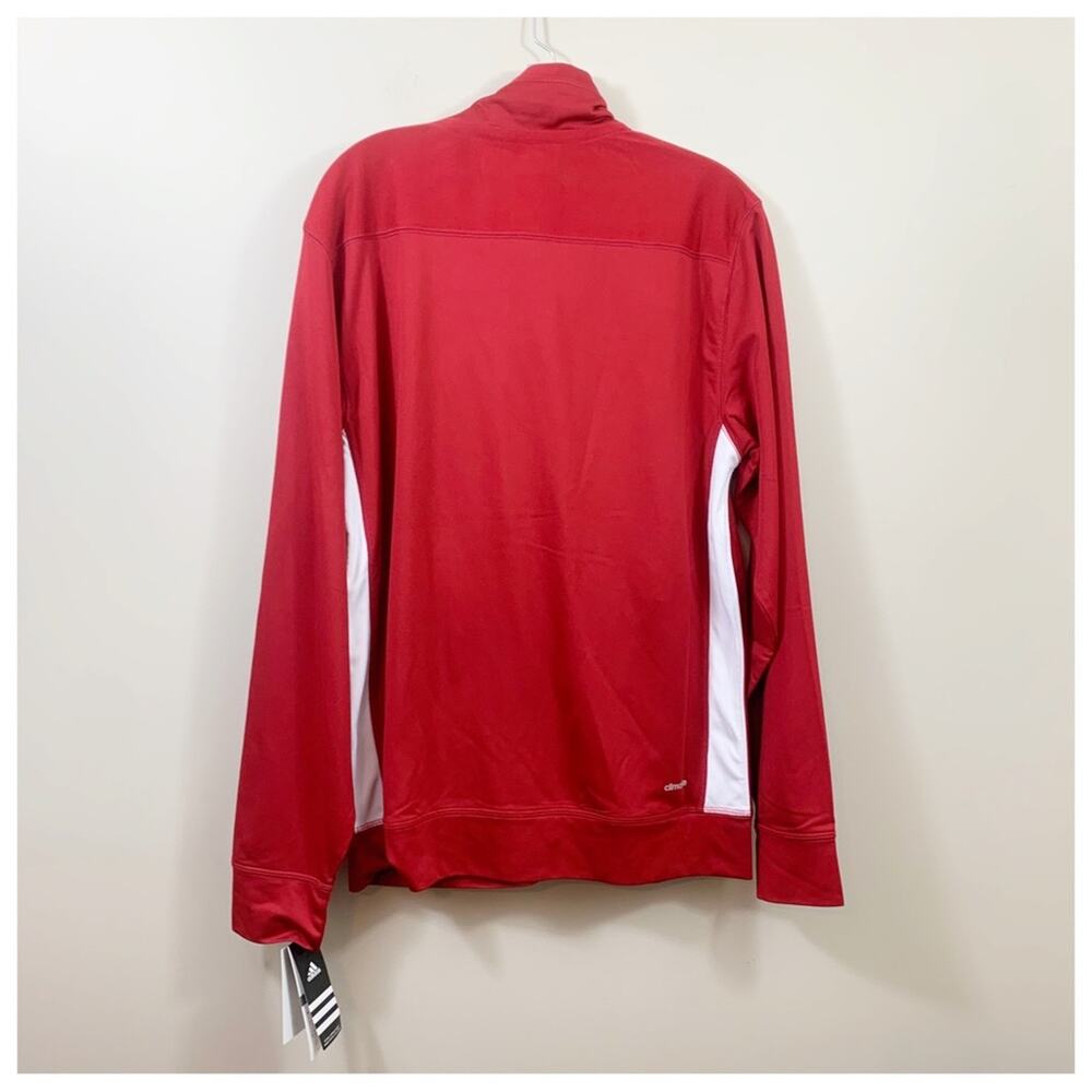 Adidas Utility Zip-up Red/White Jacket - Picture 9 of 9